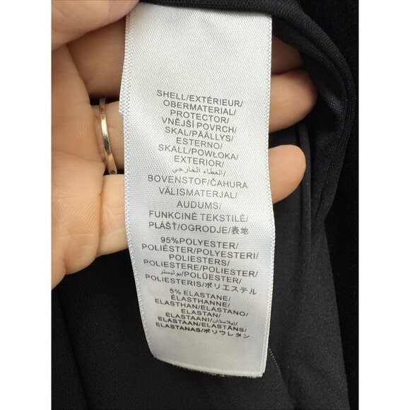 New Adrianna Papell Plus Size 20 Jumpsuit Black One Shoulder Wide Leg Cocktail - Picture 12 of 13